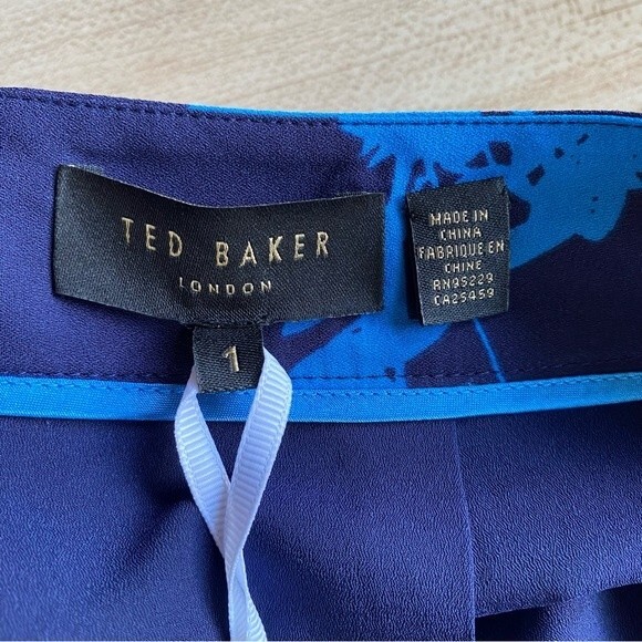 ted baker selaah bluebell side slit midi skirt - Picture 9 of 11